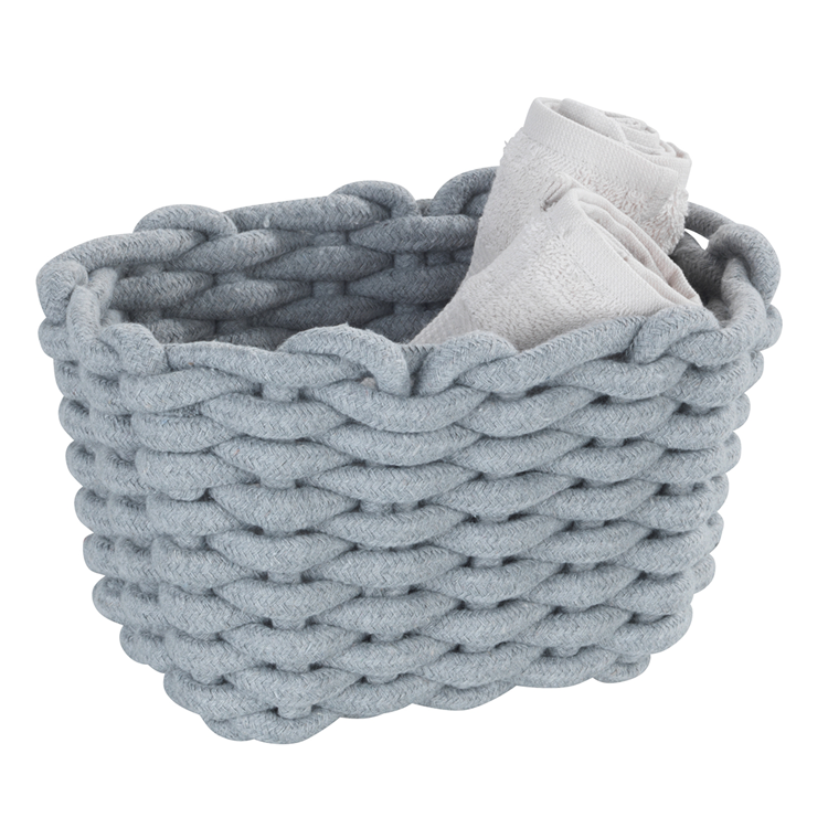 Afbeelding laden in galerijviewer, Wenko 1069558 - opbergmandje tia s grijs | 1 stuks
