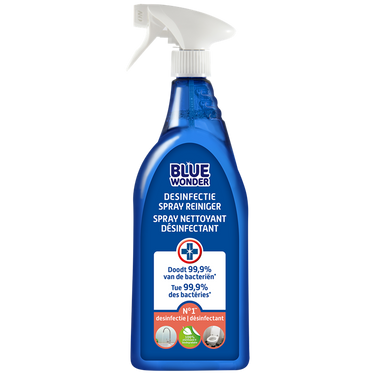 Blue wonder 1071560 - bw desinfectie spray reiniger | 6 stuks