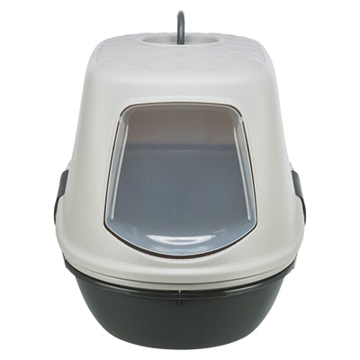 Load image into Gallery viewer, Trixie berto kattenbak overdekt met zeef scheidingssysteem grijs
