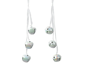 Decoris klokken met iriserend effect ijzer 4x4x28cm