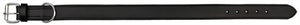 Trixie Halsband hond active leer breed zwart