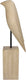 Hd collection ornament vogel polyresin 12,5x8,7x44cm