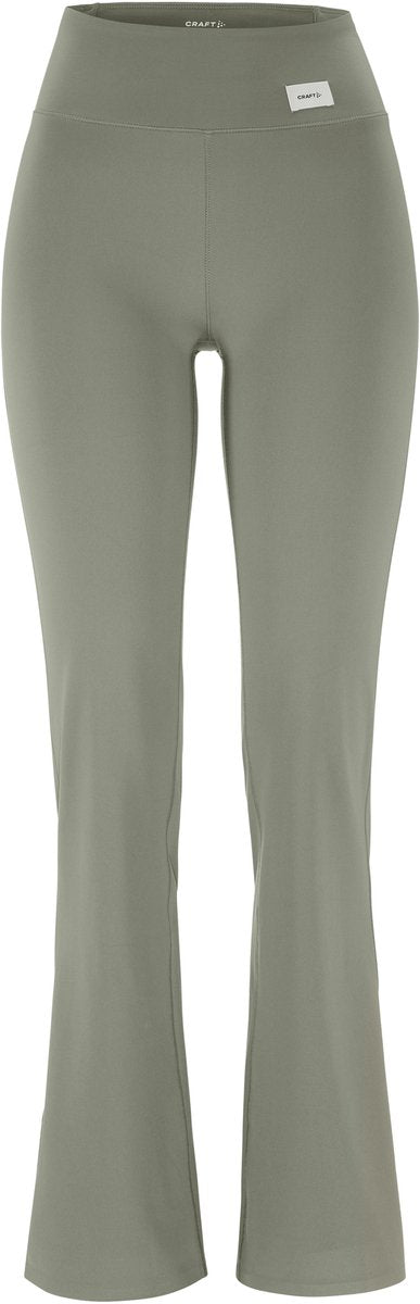 Craft collective flares w dames sportbroek - leaf