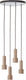 Brilliant cadiz - hanglamp - rond - led 4xgu10 - brons - zwart