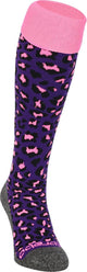 Brabo socks bc8450c cheetah sportsokken junior - maat 28-30