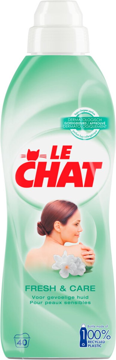 Le chat wasverzachter - fresh care - 40 wasbeurten - 12 x 880 ml - voordeelverpakking