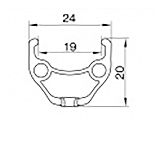2.19 trekking rear wheel