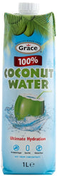 Grace 100% kokoswater - 8 x 1l - voordeelverpakking