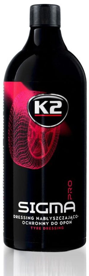 K2 autobanden zwart sigma pro gel voor het polijsten en verzorgen van banden