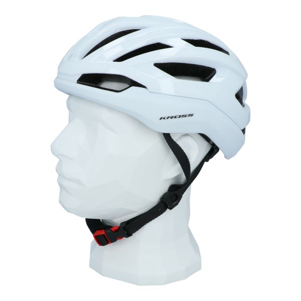 Load image into Gallery viewer, Kross fietshelm road pro l (58-62 cm) - wit
