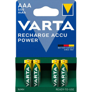 Varta batterijen aaa 4 stuks oplaadbaar | 10 stuks