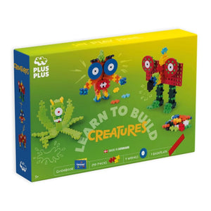 Plus-plus learn to build monsters 240 delige bouwset - 3907 - bouwspeelgoed - constructiespeelgoed - set met bouwstenen - vanaf 5 jaar