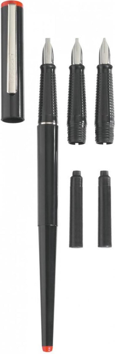 Herlitz kalligrafiepen set, 5 delig.