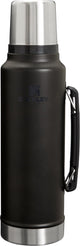 Stanley classic legendary thermosfles 1.4l houdt 40 uur warm, 35 uur koud - lekvrij - vaatwasserbestendig - bpa-vrij - voor koffie, thee en meer - roestvrijstalen thermoskan - matte black