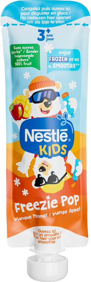 Nestlé kids freezie pop mango appel - 3+ jaar - 12 x 70g