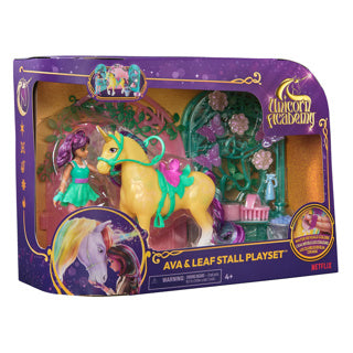 Load image into Gallery viewer, Spinmaster unicorn academy pop ava unicorn leaf stal set
