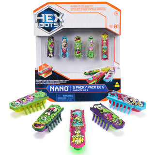Load image into Gallery viewer, Hexbots nano gift pack 5pack (1x flash nano, 4x nano)
