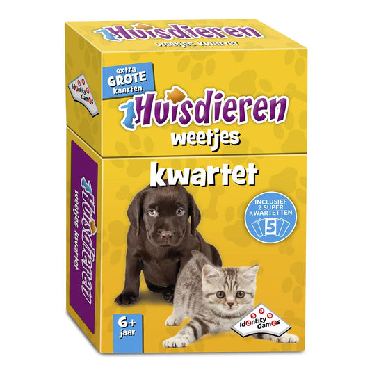Identity games huisdieren weetjes kwartet