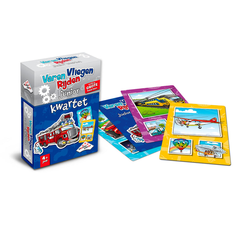 Load image into Gallery viewer, Identity games varen, vliegen, rijden junior kwartet
