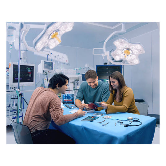 Identity games medical mysteries: new york emergency room - coöperatief spel - werk samen om de patiënten te redden