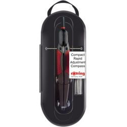 Rotring passer 170 mm zilver, zwart