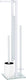 Wenko toiletbutler rivalta wit - toiletborstel met houder, toiletrolhouder en reserverolhouder vrijstaand