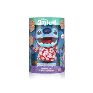 Disney stitch hawaiian chatty stitch knuffel 30 cm + geluid