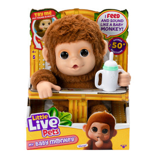 Afbeelding laden in galerijviewer, Little live pets mijn baby aap + geluid
