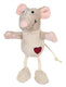 Trixie muis pluche beige