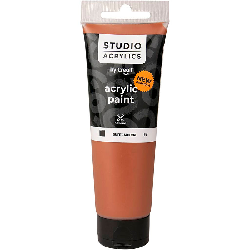 Load image into Gallery viewer, Https: www.cchobby.nl creall-studio-acrylverf-dekkend-burnt-sienna-67-120-ml-1-fles

