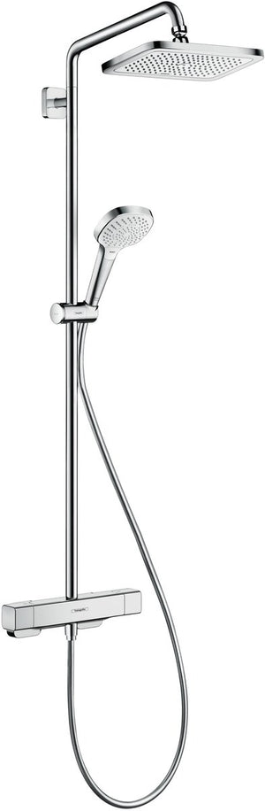 Hansgrohe croma e showerpipe 1jet met thermostaat chroom