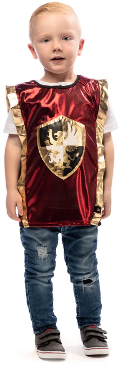 Little adventures - rode ridder verkleedset - maat l xl (110-134)