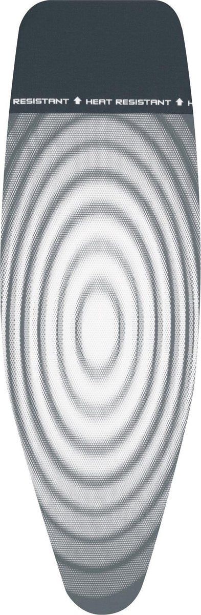 Brabantia strijkplankhoes d - 135 x 45 cm - complete set - titan oval
