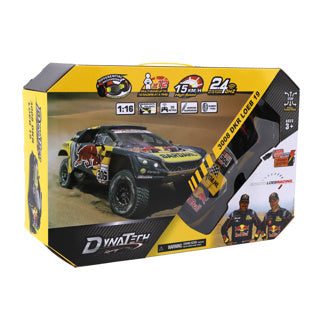 Load image into Gallery viewer, Dynatech radiografisch bestuurbare auto peugeot 1:16 2.4g 3008 dkr loeb 19

