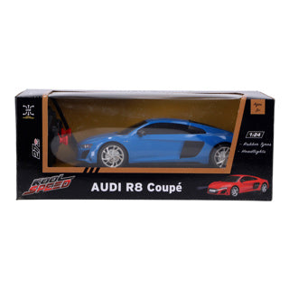Kool speed audi - radiografisch bestuurbare auto - schaal 1:24 - blauw