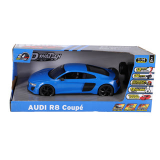 Load image into Gallery viewer, Dynatech radiografisch bestuurbare auto audi 1:14 2.4g r8 coupé blauw
