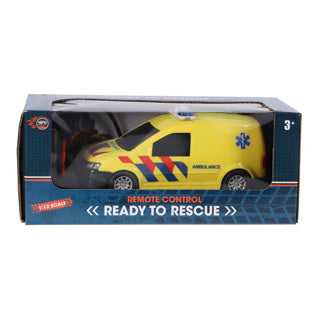 Load image into Gallery viewer, Rapid wheels radiografisch bestuurbare ambulance met licht | 2 stuks
