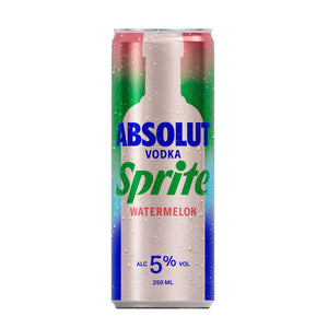 Absolut sprite absolut vodka sprite watermelon blik (12x 250 ml)