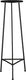 Mica decorations jill plantentafel - 35x35x120 cm - ijzer - zwart