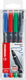 Stabilo ohpen - permanente marker - universal f punt 0,7 mm - etui met 4 kleuren
