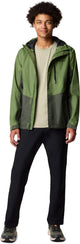 Columbia pouring adventure™ iii jacket men's jas - canteen, greenscape - maat l