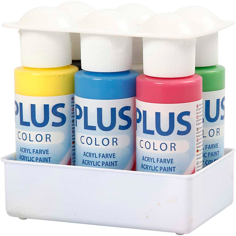 Load image into Gallery viewer, Https: www.cchobby.nl plus-color-acrylverf-primair-kleuren-6x60-ml-1-doos

