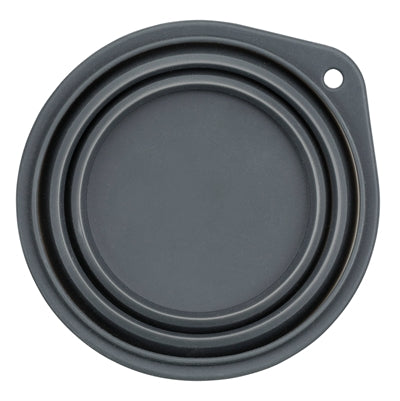 Trixie voerbak drinkbak reis siliconen assorti