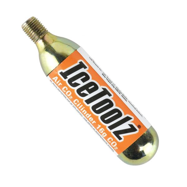 Load image into Gallery viewer, Icetoolz co2 patronen 16 gram met schroefdraad a821 (pot van 50 stuks)
