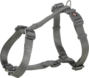 Trixie hondentuig premium h-tuig grijs