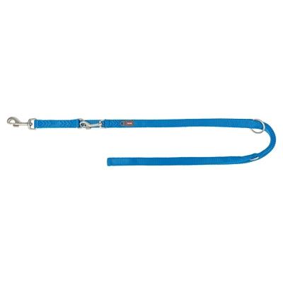 Load image into Gallery viewer, Trixie hondenriem premium dubbelgestikt verstelbaar royal blauw
