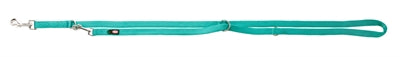 Load image into Gallery viewer, Trixie Hondenriem premium dubbelgestikt verstelbaar oceaan blauw
