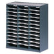 Sorteerstation fast paperflow 67.4x54.8x79.1cm grijs antraciet 36 voor a4