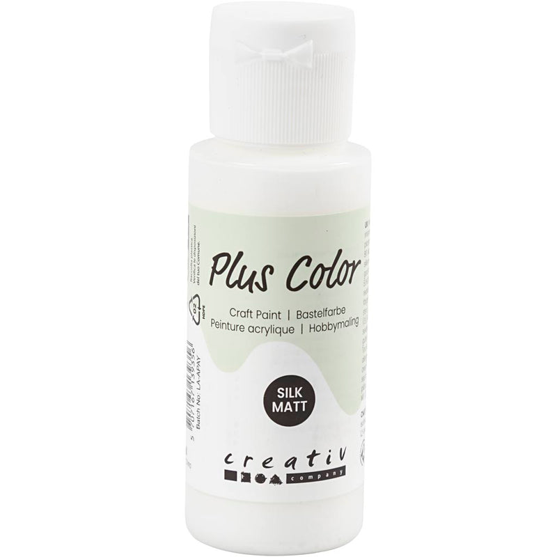 Load image into Gallery viewer, Https: www.cchobby.nl plus-color-acrylverf-wit-60-ml-1-fles
