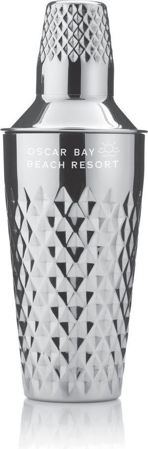 Viski faceted cocktailshaker - roestvrijstaal - 740ml